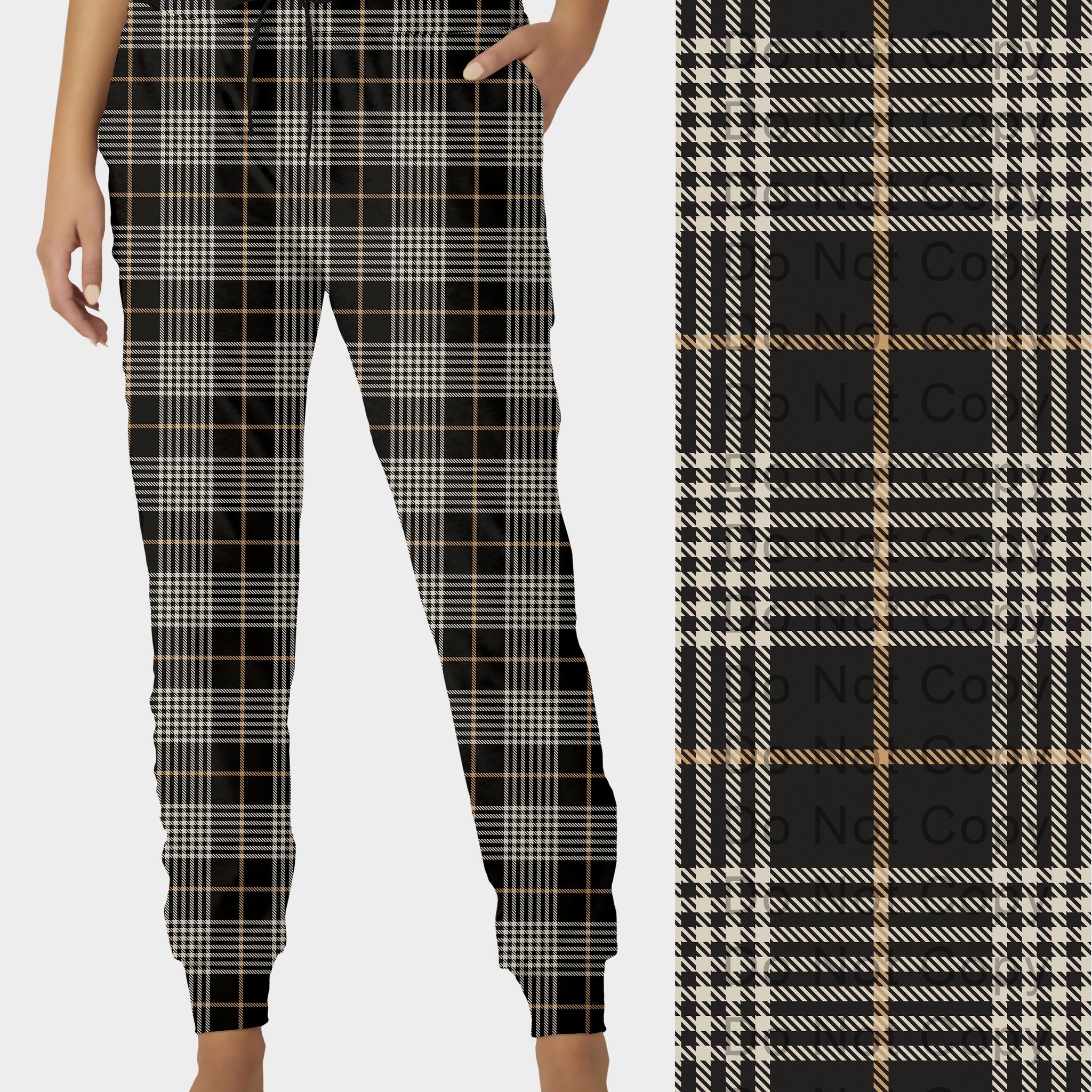 RTS - Talk To Me Plaid Joggers
