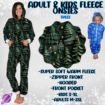 TREES-ONESIES ROUND 3- PREORDER CLOSING 9/23