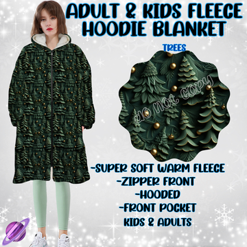 TREES- HOODIE BLANKET RUN-PREORDER CLOSING 9/28 ETA NOV