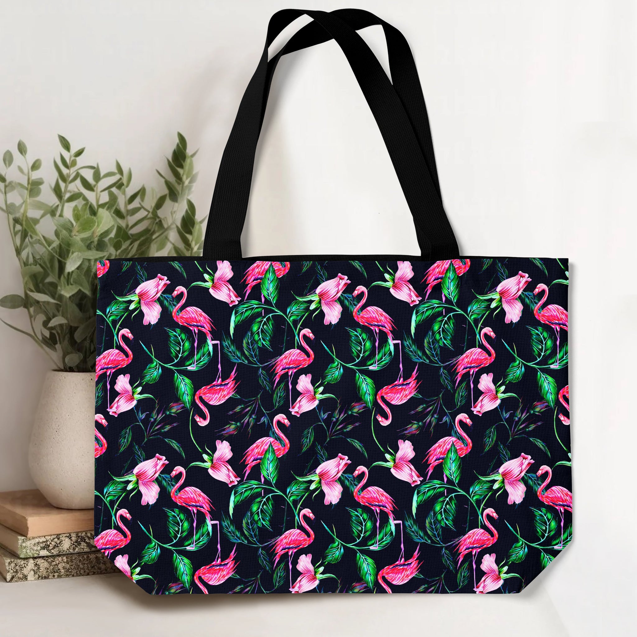 RTS - Vibrant Flamingo Tote Bag