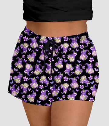 RTS - Violet Gnomes Jogger Shorts