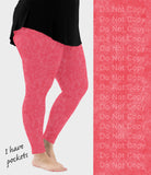 RTS - Watermelon Leggings w/ Pockets