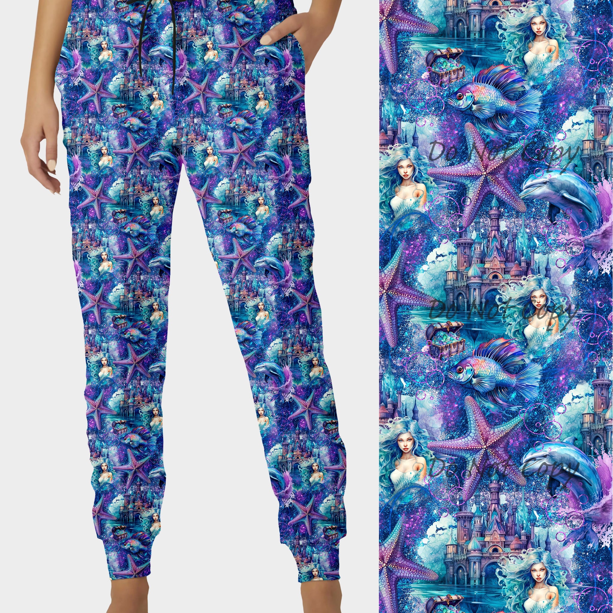 RTS - Whimsical Ocean Joggers