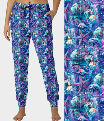 RTS - Whimsical Ocean Joggers