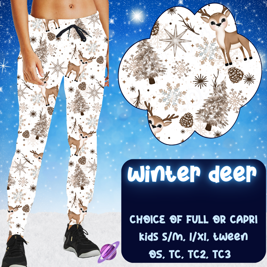 WINTER DEER - JOGGER/CAPRI WINTER RUN CLOSING 10/29