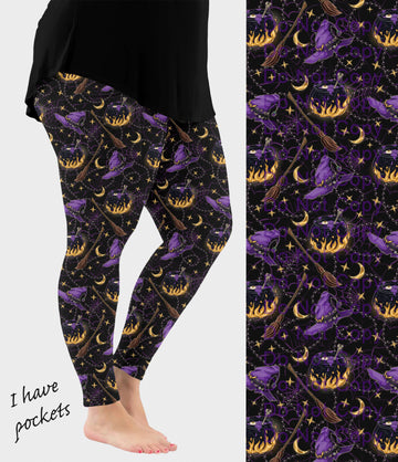 RTS - Witchin Hat and Brew Leggings with Pockets