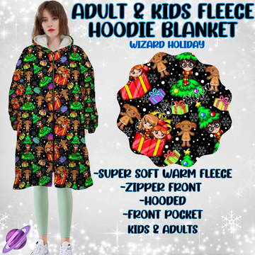 WIZARD HOLIDAY- HOODIE BLANKET RUN-PREORDER CLOSING 9/28 ETA NOV