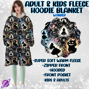 WONDER- HOODIE BLANKET RUN-PREORDER CLOSING 9/28 ETA NOV