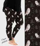 RTS - Woodland Owl Leggings w/ Pockets