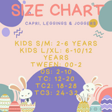 Ready To Ship - Easter Pups - Capri Sport Pocket Leggings TC2