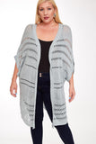 Oversized Light Open Knit Cardigan