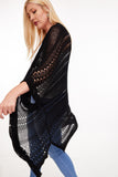 Oversized Light Open Knit Cardigan