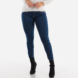 Butt Lifting Dark Blue April Jeans