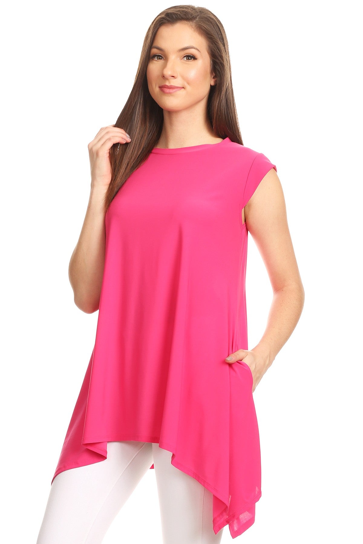 Solid Sharkbite Top with Pockets