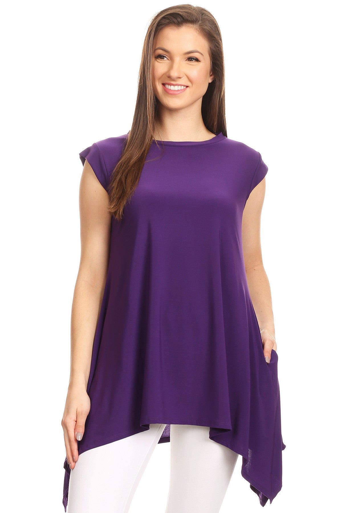 Solid Sharkbite Top with Pockets