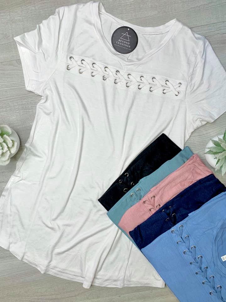 Eyelet Laced Up Top