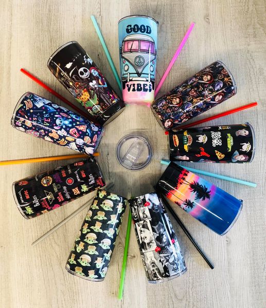 Pop Culture 20 oz Tumblers - Select Your Iconic Theme!