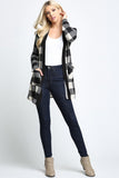 Buffalo Plaid Cardigan with Pockets
