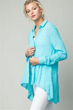 Button Down Rayon Top