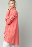 Button Down Rayon Top