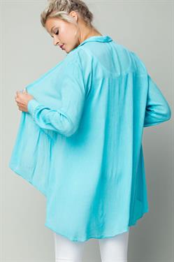 Button Down Rayon Top