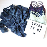 Layering Cage Bralettes - Removable Pads - Many Colors