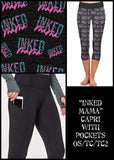 Inked Mom Capri Soft Leggings w/ Double Pockets