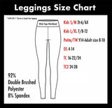 Sparkle Blue Line Soft Leggings