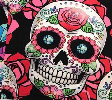 Rose Sugar Skull Leggings