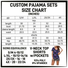 Tie Dye Spiral Luxe Pajama Sets