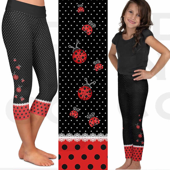 Ladybug Capri Leggings