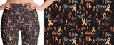 Orange Ribbon leggings