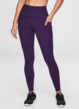 Solid Color Leggings With Side Pockets