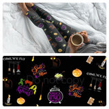 Spells - Hocus Pocus Theme Print Kids Leggings