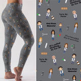 Greys Anatomy Print Leggings