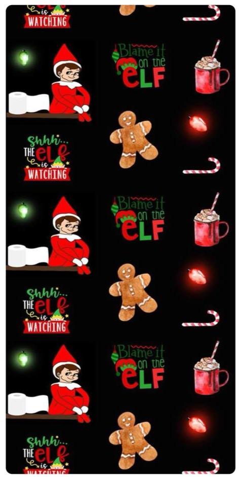 Elf Is Watching Christmas Soft Leggings