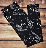 Oakland Football Team Print Soft Leggings