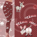 Kiss My Donkey Soft Leggings