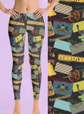 Pennsylvania State Print Soft Leggings