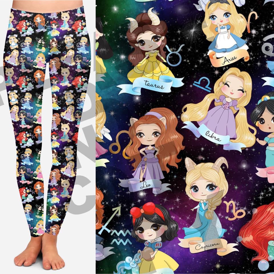 Zodiac Princess Leggings