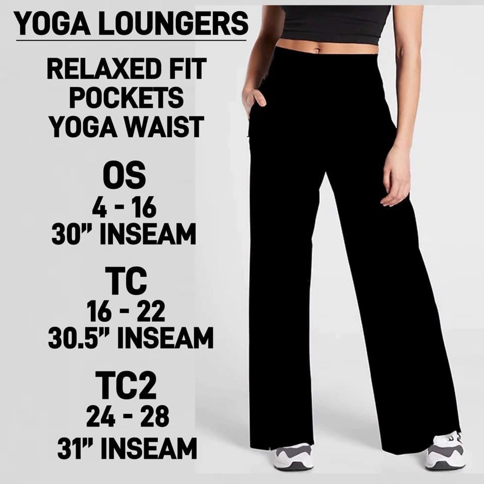 Paw Print Yoga Loungers w/ Pockets