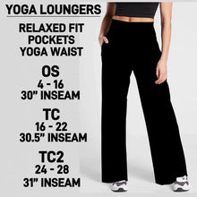 Solid Black Yoga Loungers w/ Pockets