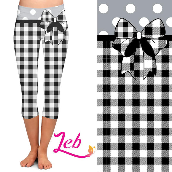 Buffalo Bow Capri Leggings