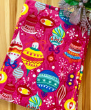 Pink Ornaments Print Soft Leggings - Adult & Kid Sizes
