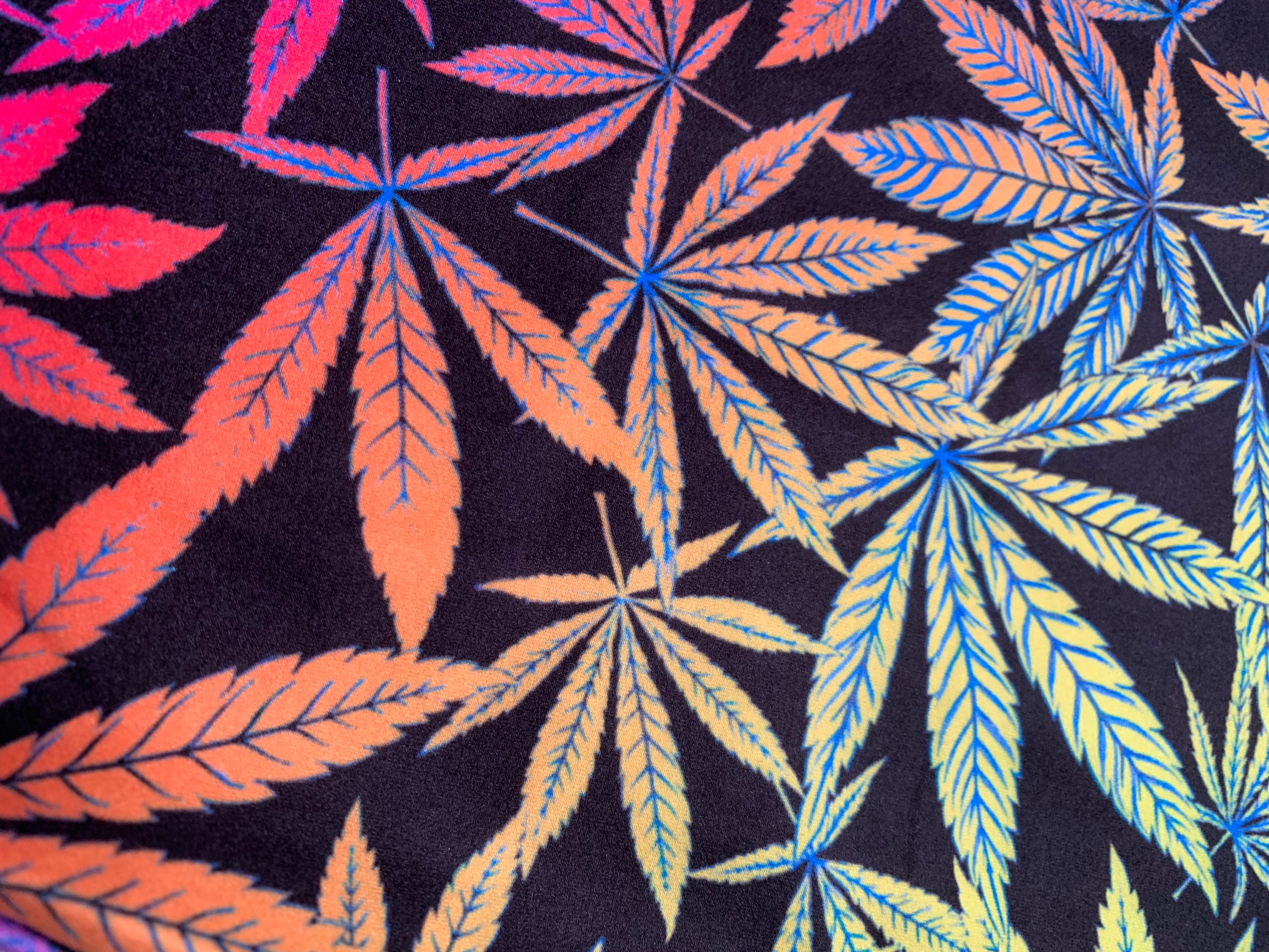 Inhale the Good Stuff Exhale the Bull Shit Marijuana Print Soft Leggings
