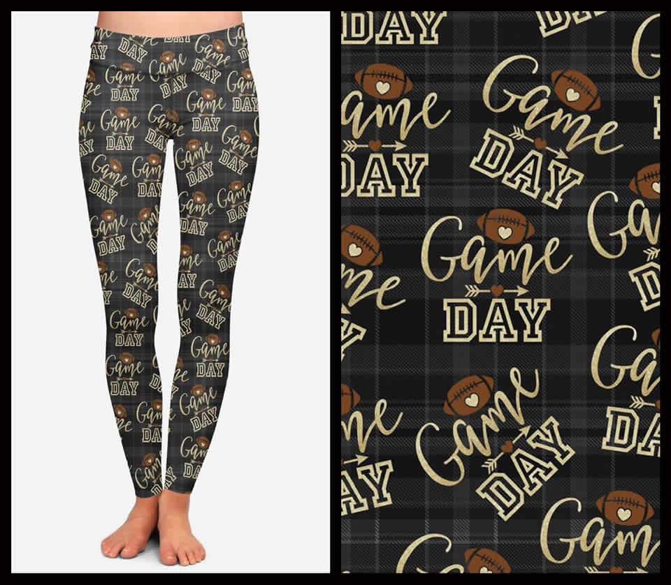 Game Day Football Soft Leggings