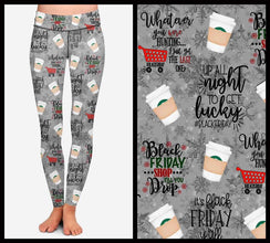 Black Friday Up All Night To Get Lucky Soft Leggings