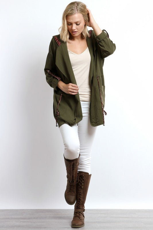 Light Weight Open Jacket