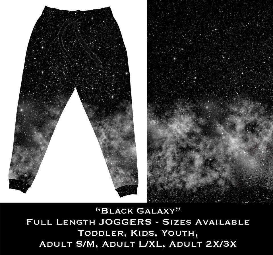 Black Galaxy Joggers