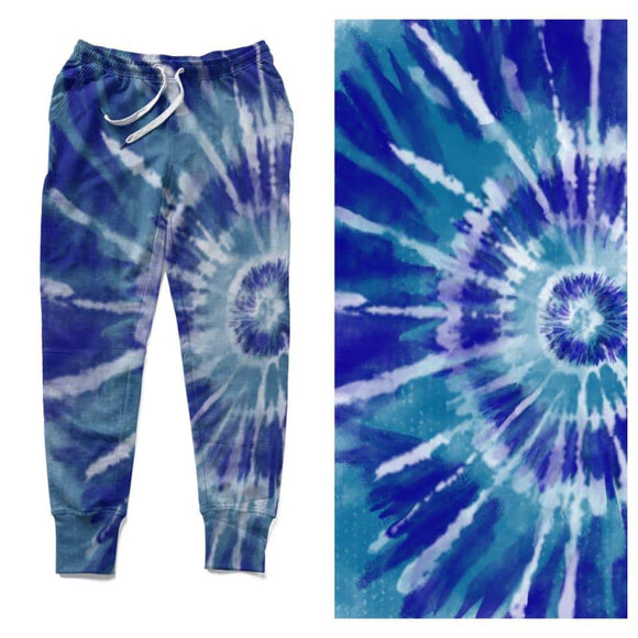 Blue Tie Dye Joggers
